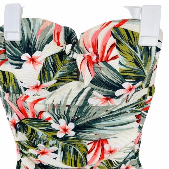 Kona Sol Women's Pique Bandeau Classic One Piece - Picture 4 of 10